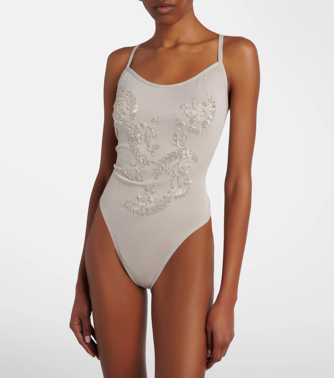 Jacques Wei - Beaded bodysuit
