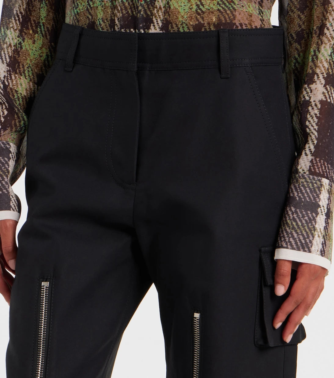 Acne Studios - Layered mid-rise cotton satin pants