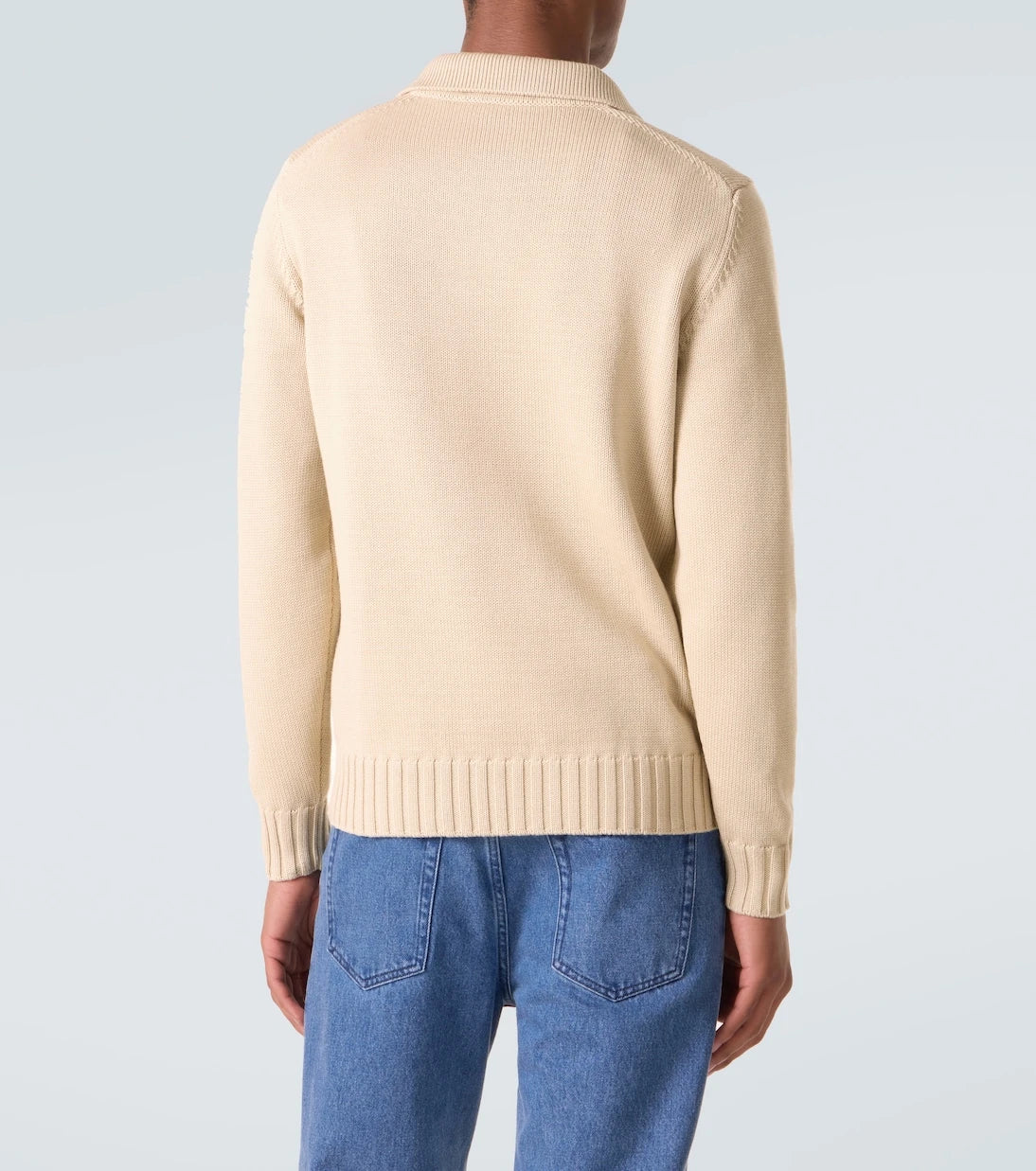 Thom Sweeney - سترة بولو صوف