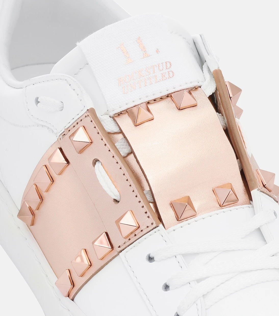 Valentino Garavani - Rockstud Untitled leather sneakers