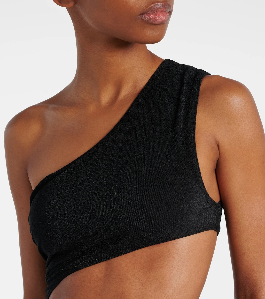 Balmain - One-shoulder cutout swimsuit