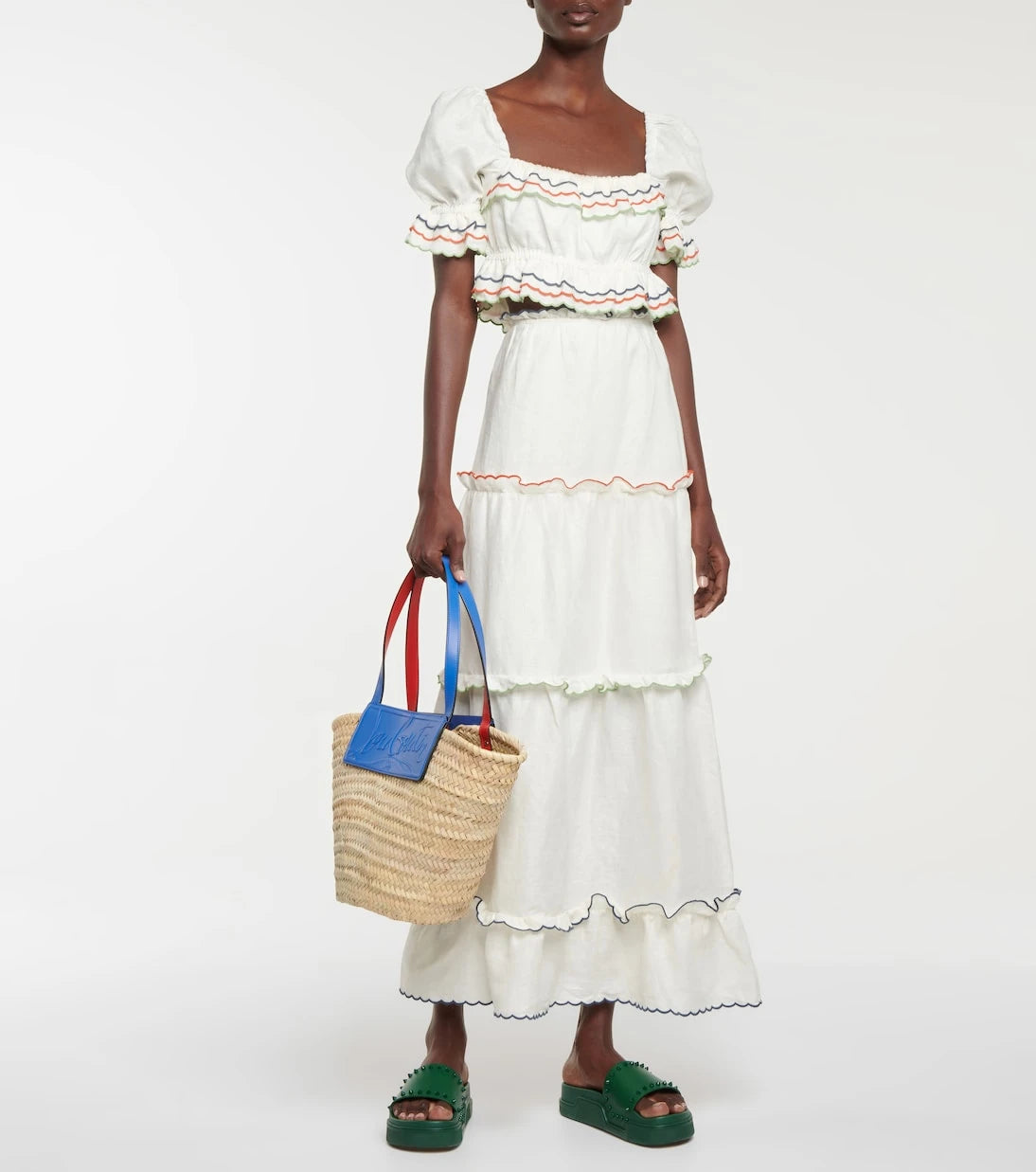 Christian Louboutin - Loubishore woven tote