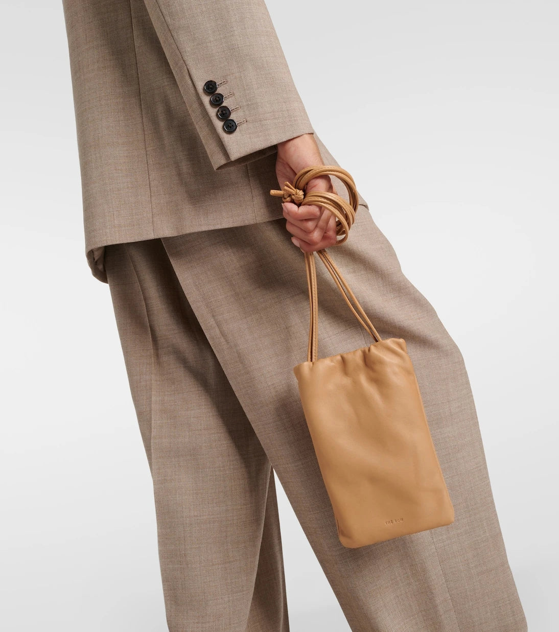 The Row - Bourse leather phone holder