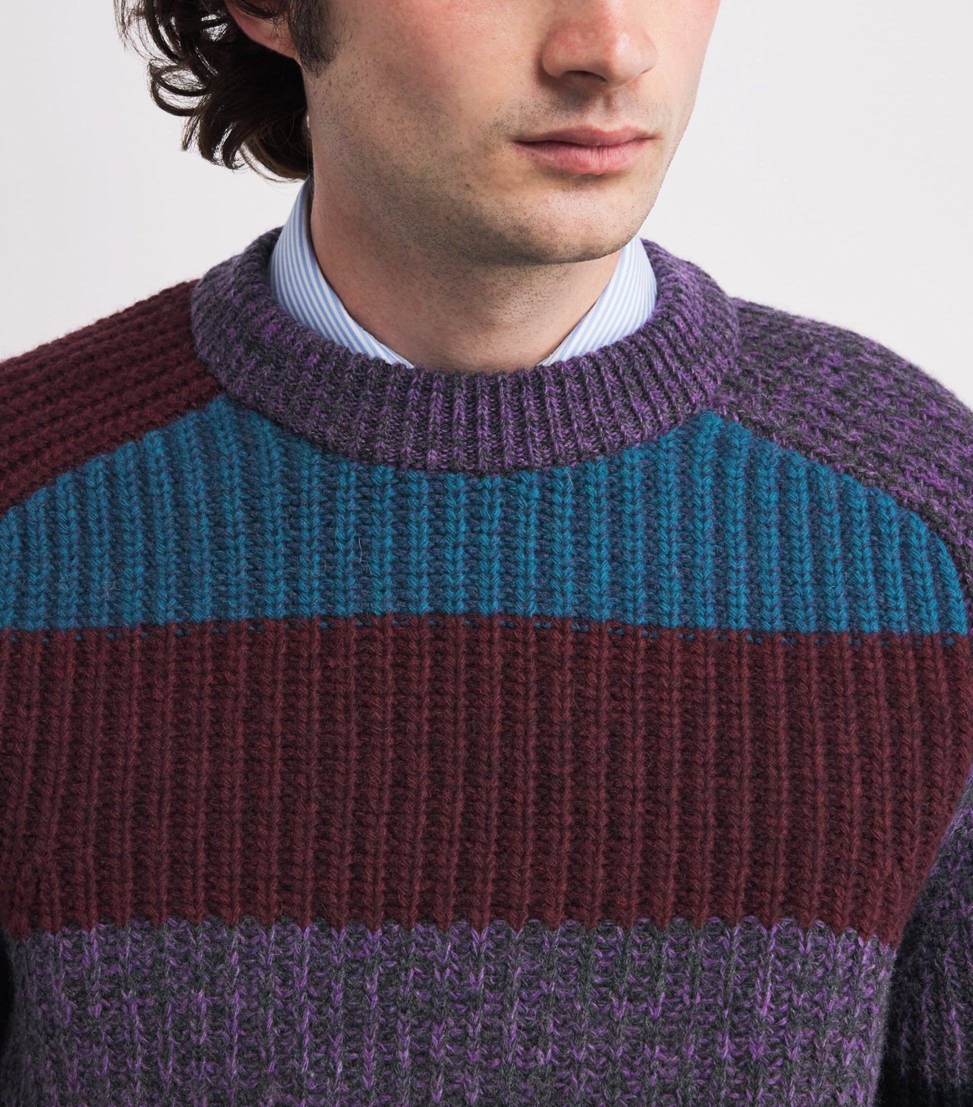 Barbour x Paul Smith Wool Stripe Sweater