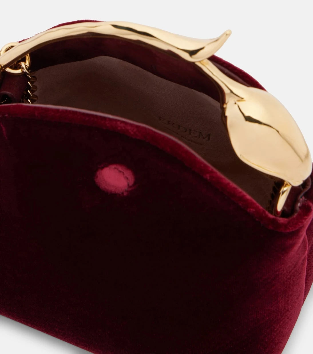 Erdem - Bloom Micro velvet top-handle bag