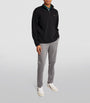 Polo Ralph Lauren Black Cotton Quarter-Zip Sweater