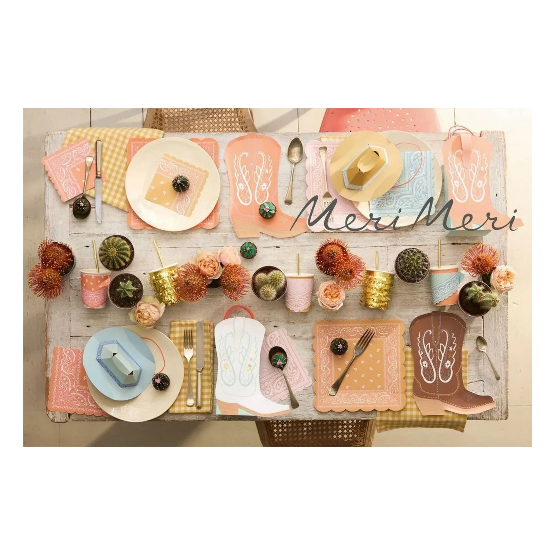 Meri Meri - Western plates - Set of 8