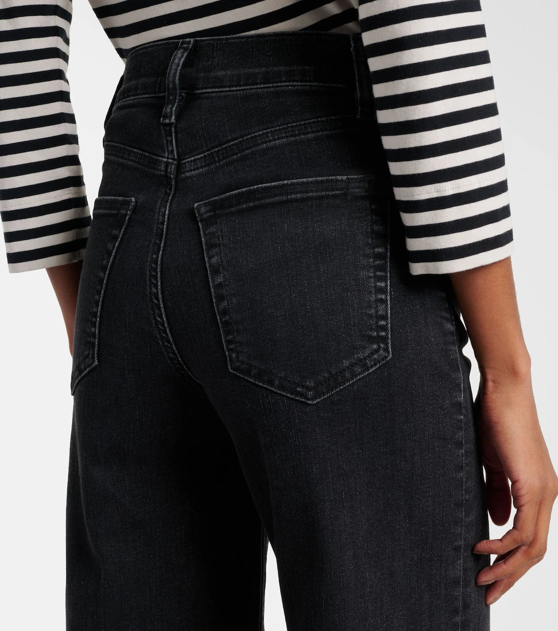 Frame - Le Slim Palazzo high-rise wide-leg jeans