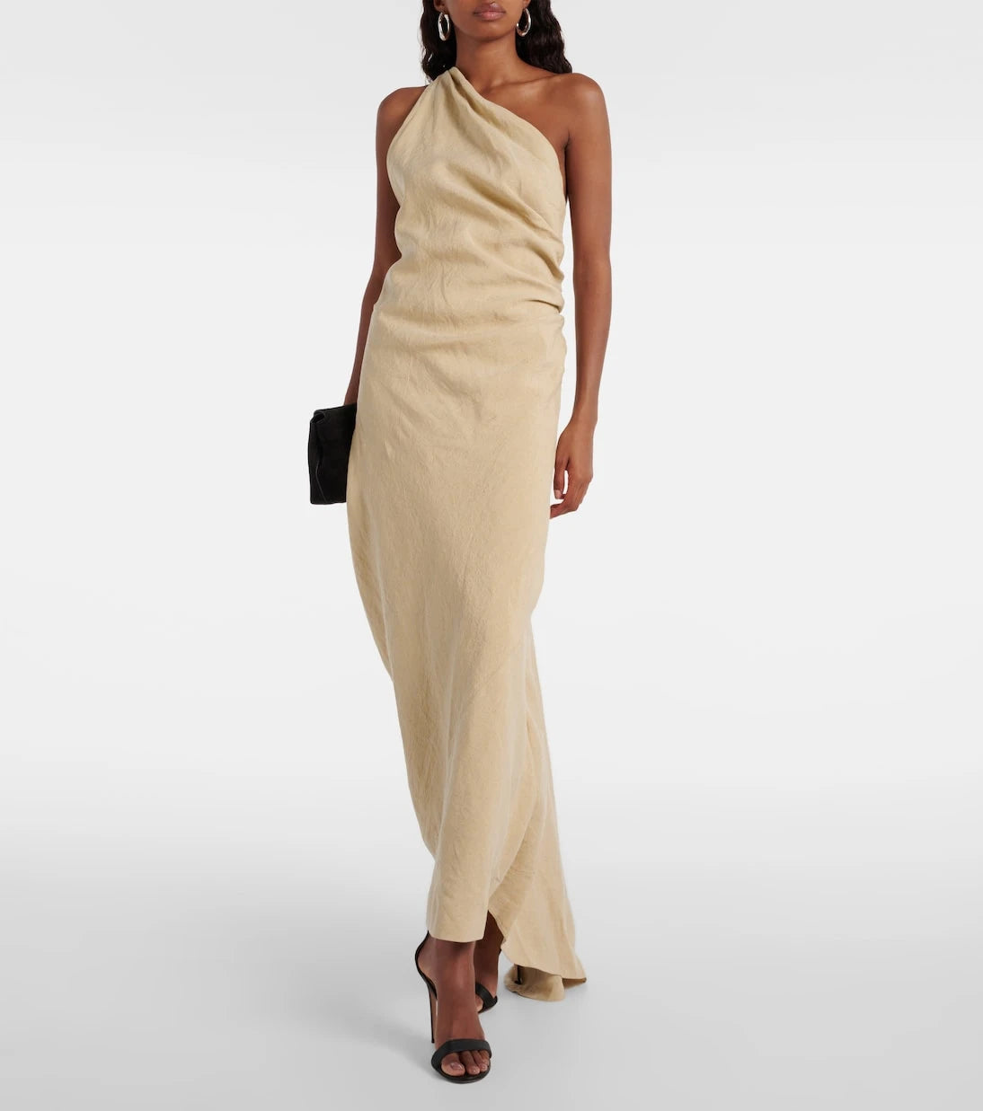 Tove - Riya draped linen maxi dress