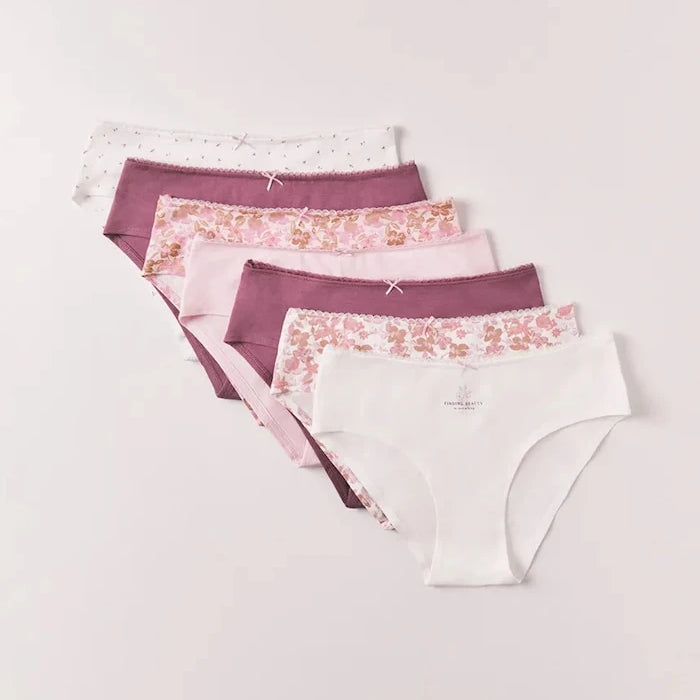 women'secret pamuklu kadın bikini 7'li