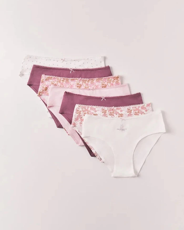 women'secret pamuklu kadın bikini 7'li