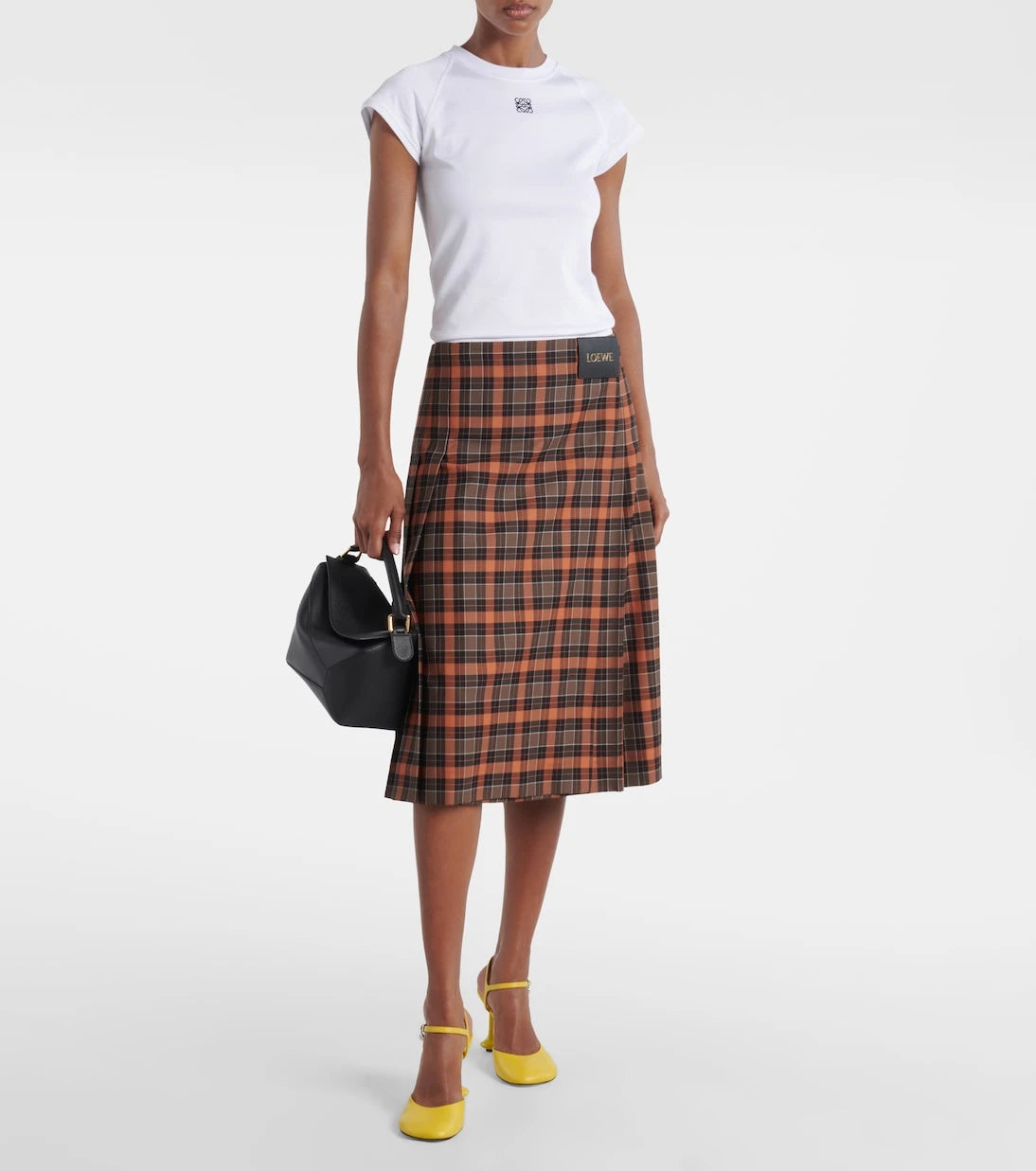 Loewe - Puzzle Edge Small leather top-handle bag