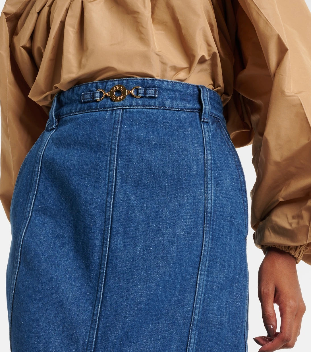Patou - Denim maxi skirt