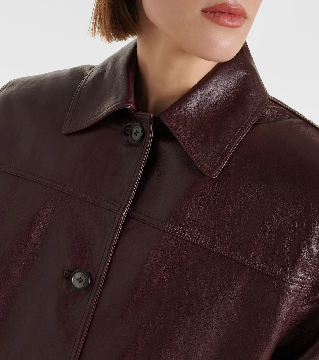 Magda Butrym - Oversized leather jacket