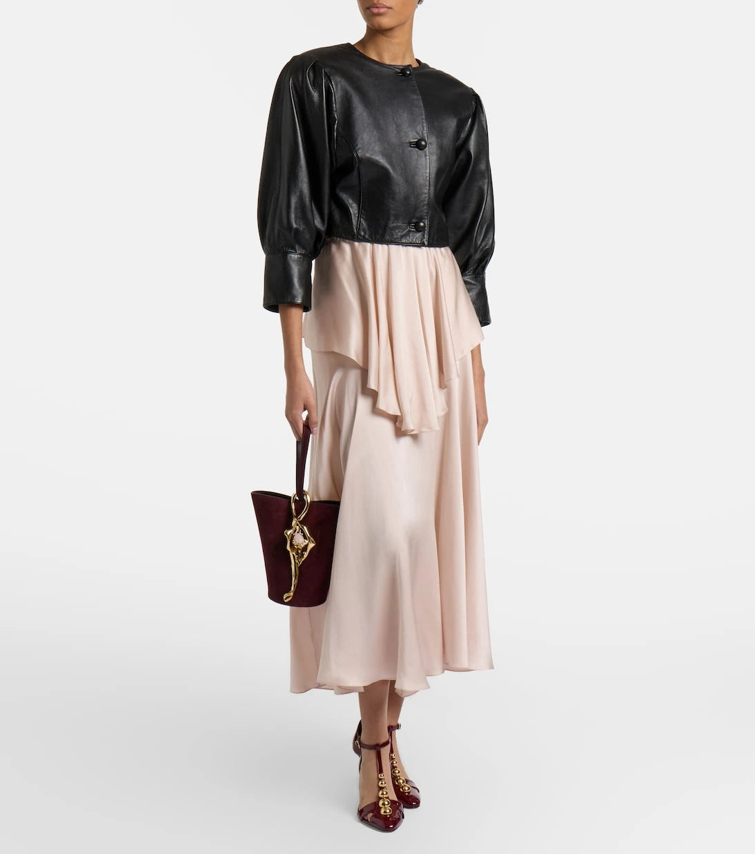 Chloé - Eden Treasures Small suede bucket bag