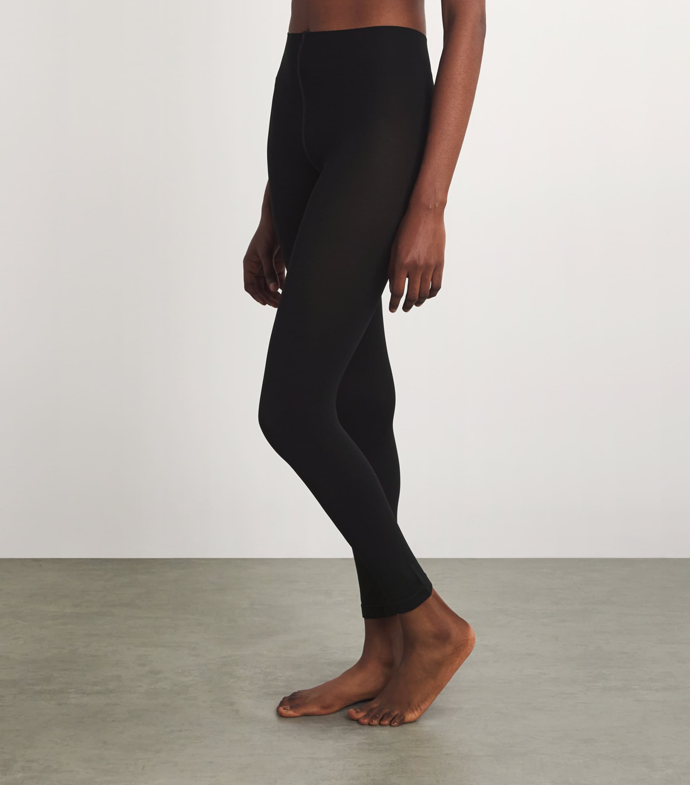 Falke Black Pure Matte 100 Leggings