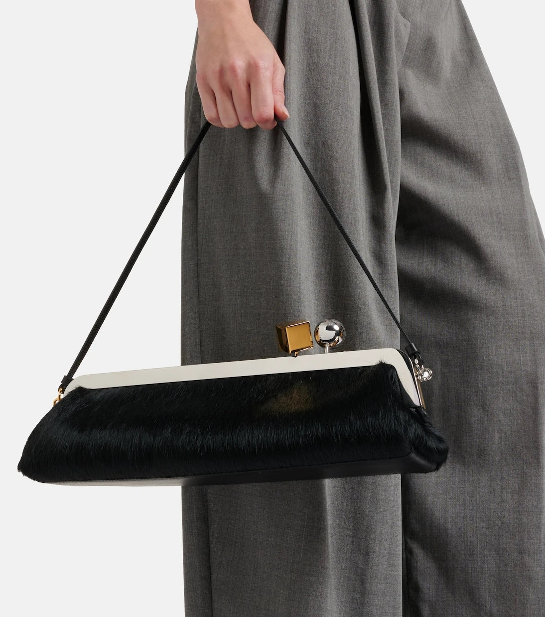 Jacquemus - Salon calf hair shoulder bag