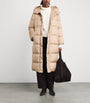 Weekend Max Mara Beige Down Water-Repellent Reversible Coat