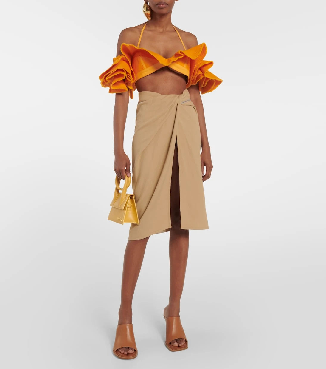 Jacquemus - Les Mules Carrés Ronds leather mules