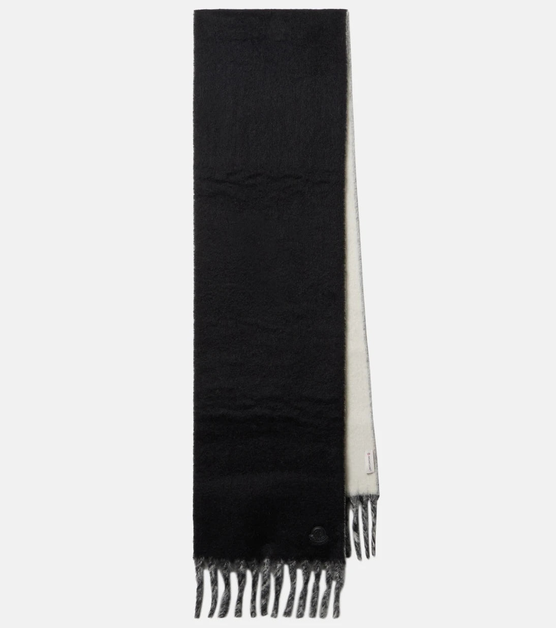 Moncler - Logo alpaca and wool-blend scarf