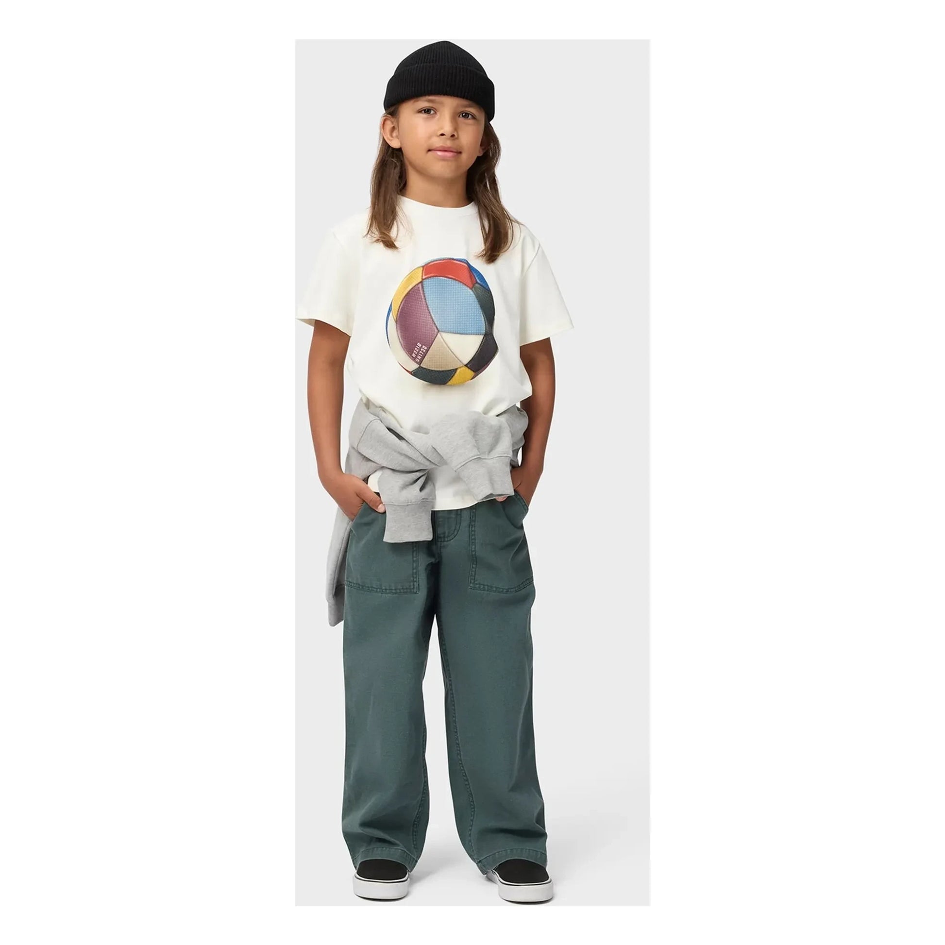 Molo - Roxo Ballon Coton Bio T-shirt | White