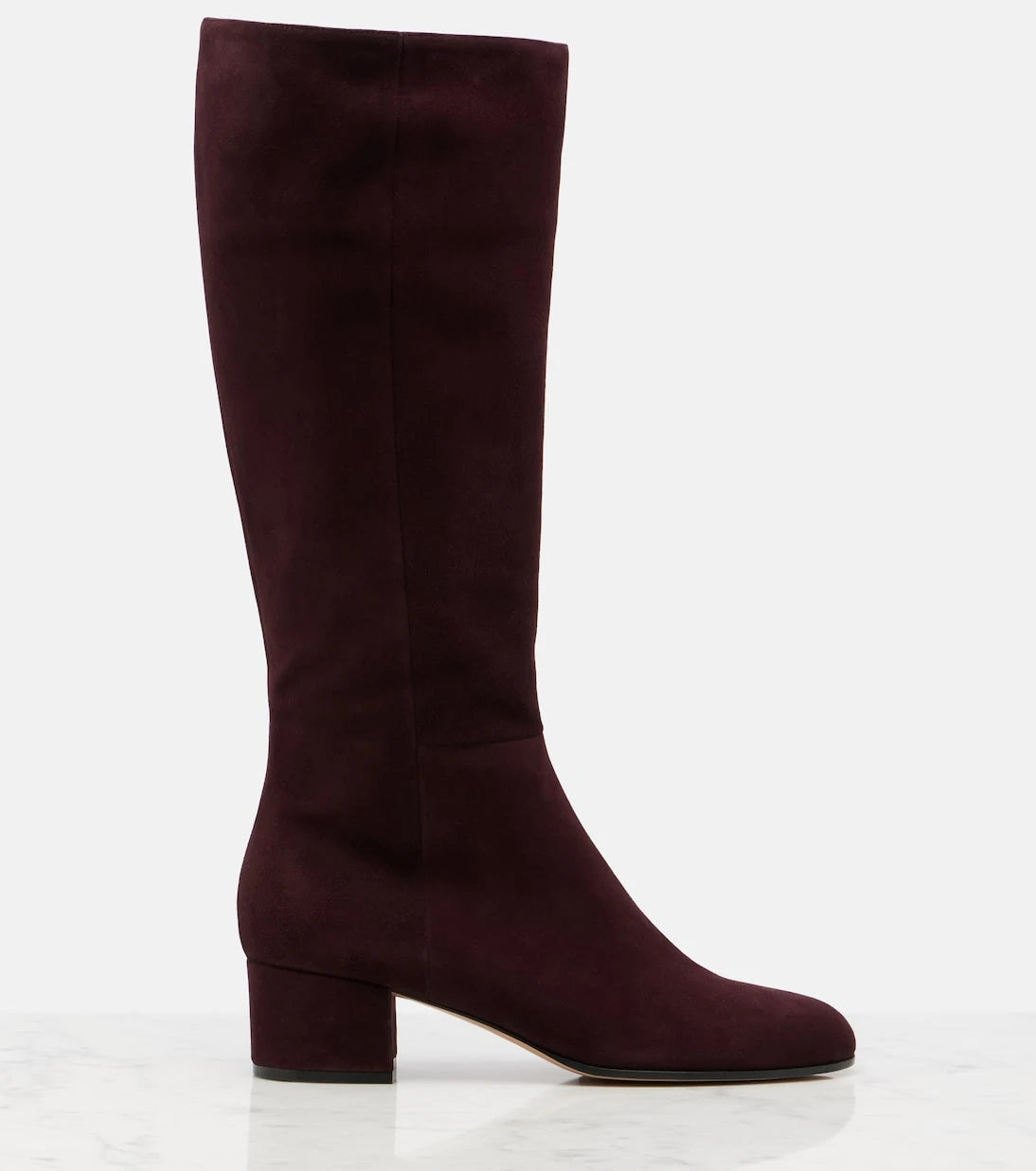 Gianvito Rossi - Joelle suede knee-high boots