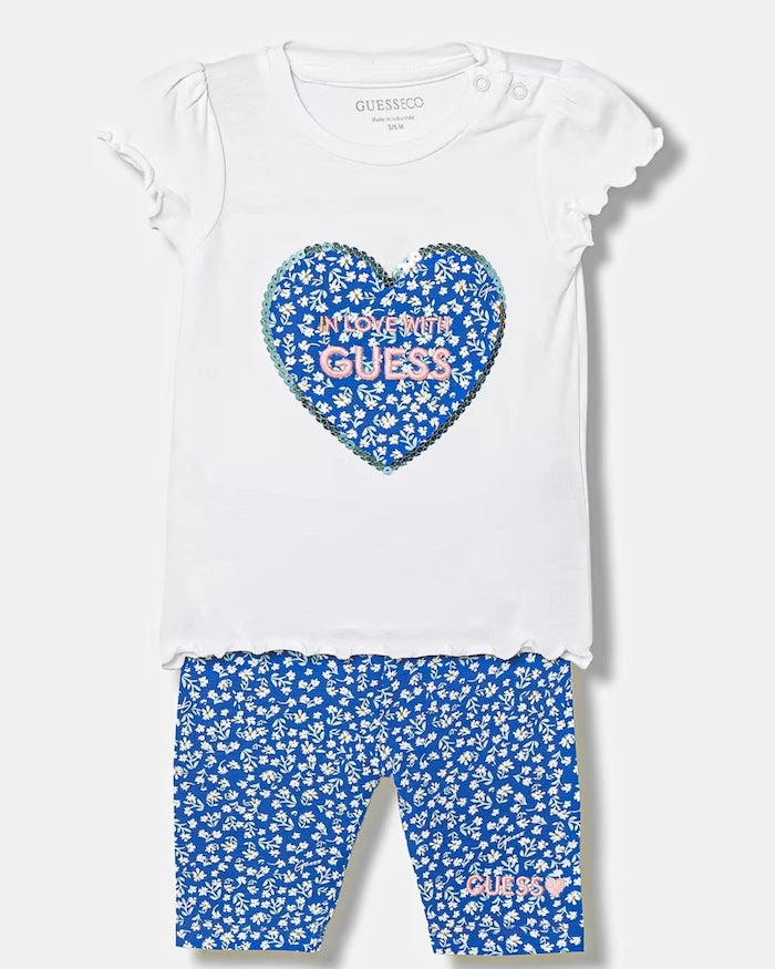Bebekler için Guess takım (2 parça)