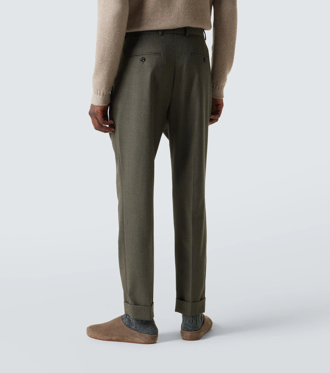 Loro Piana - Stafford virgin wool straight pants