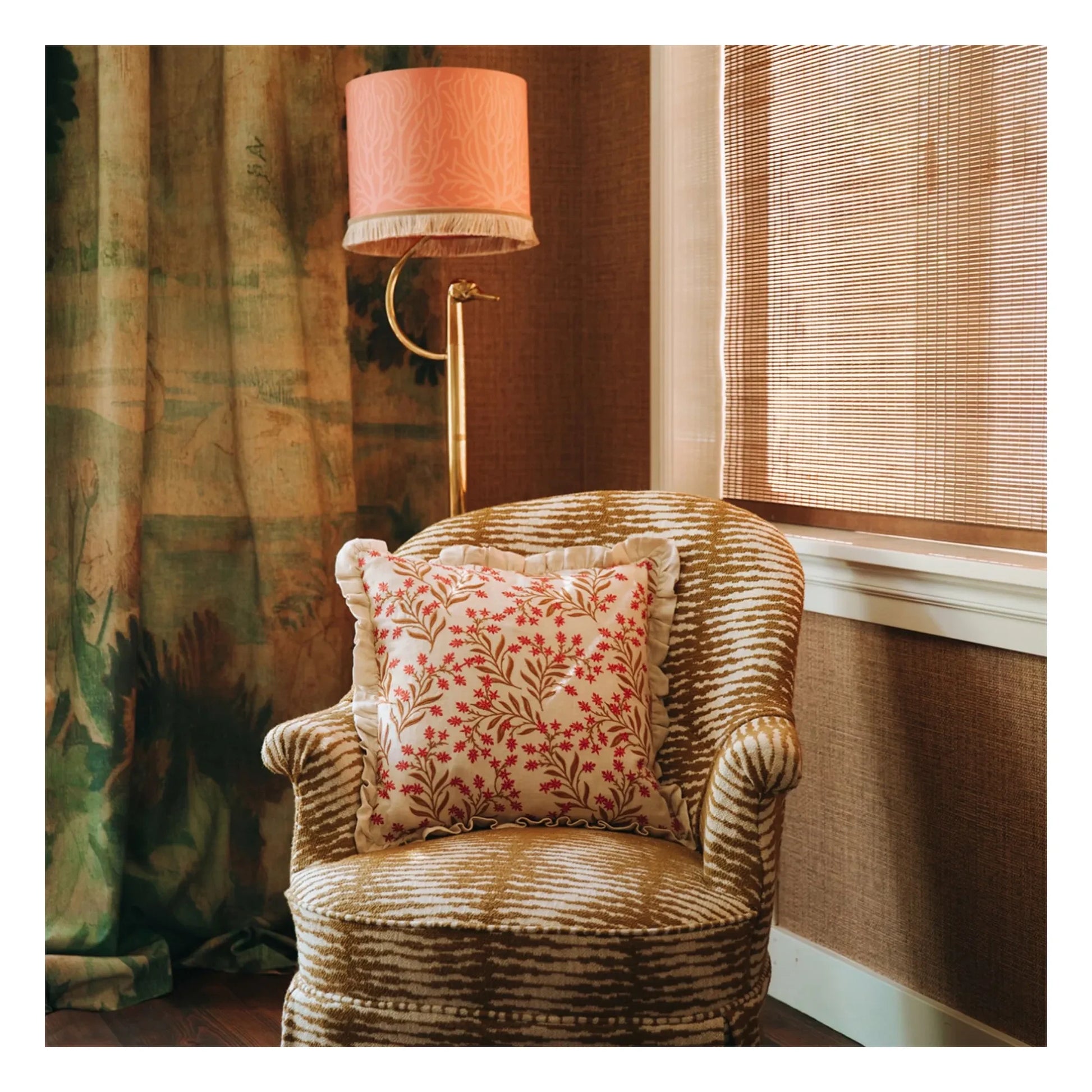Palais - Audrey cushion cover | Coral