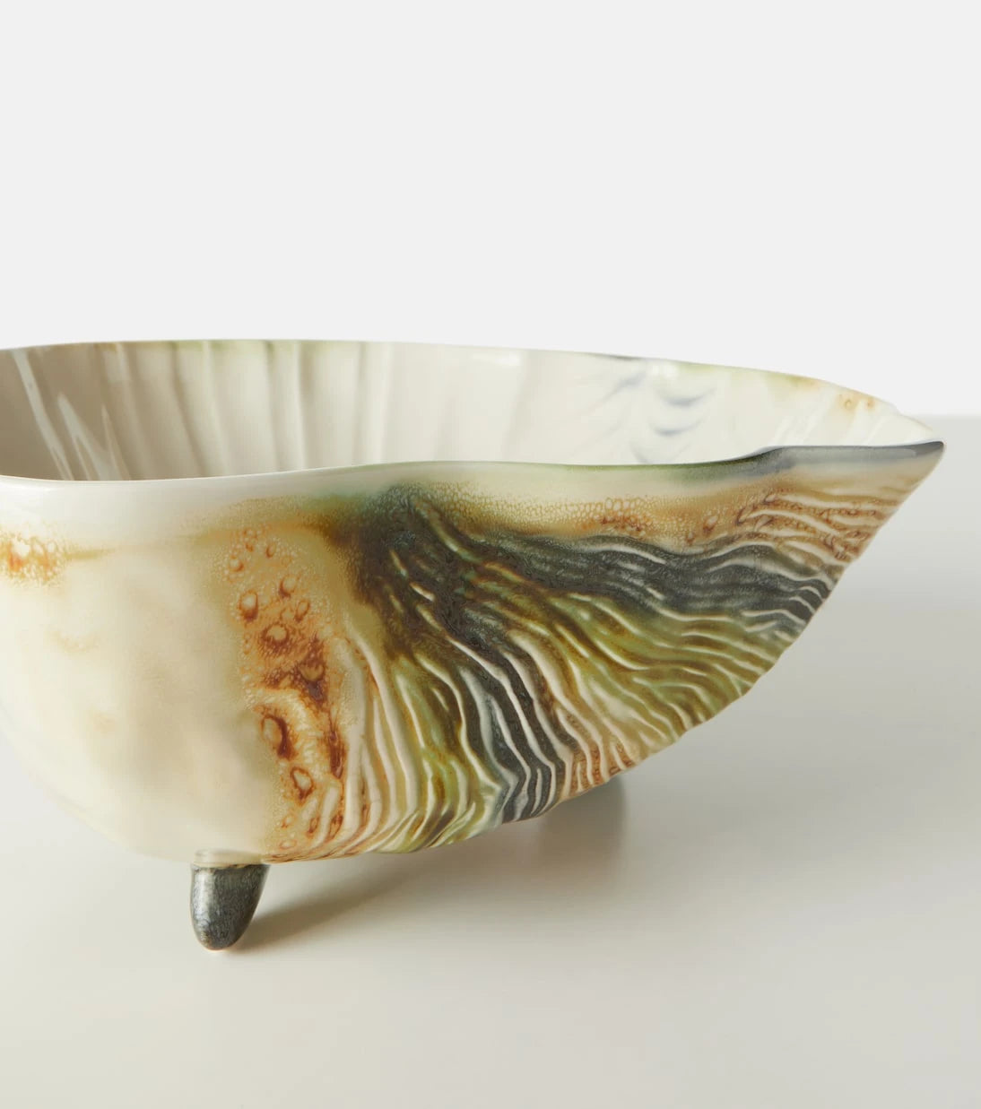 Bordallo Pinheiro - Oyster & Scallops ceramic salad bowl