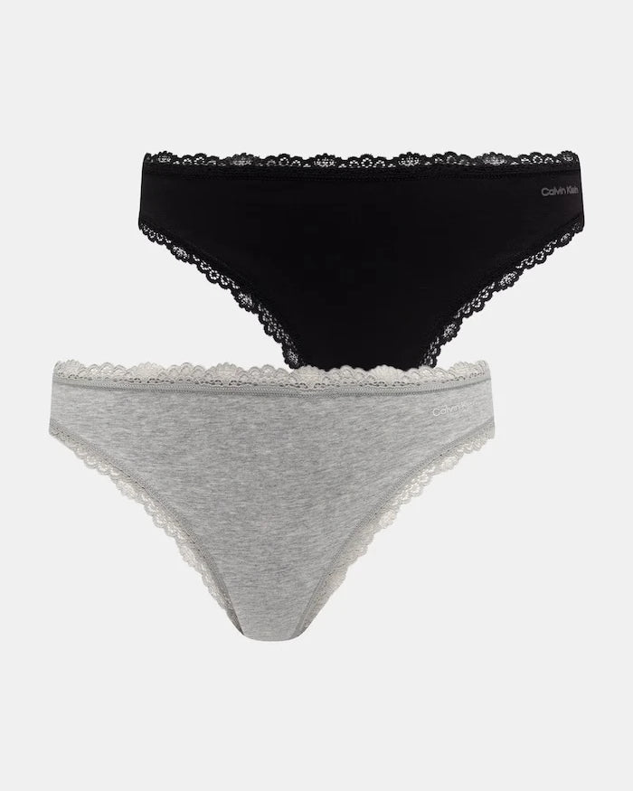 Calvin Klein Underwear pamuk ve elastanlı kadın tanga 2 adet
