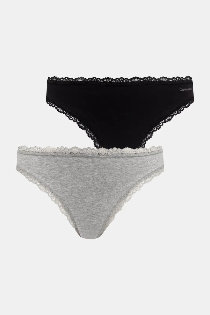 Calvin Klein Underwear pamuk ve elastanlı kadın tanga 2 adet