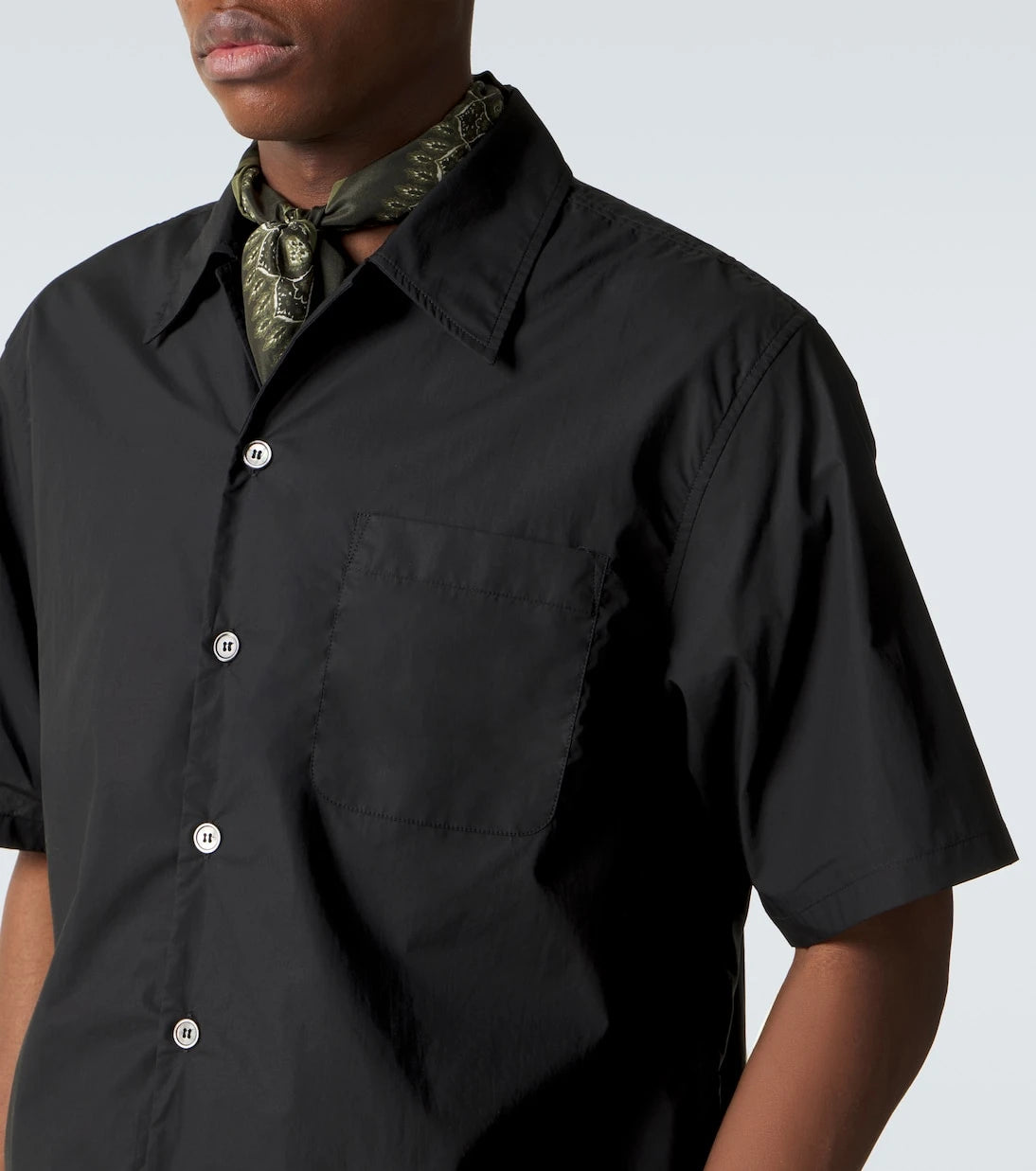 Our Legacy - Embroidered cotton poplin shirt