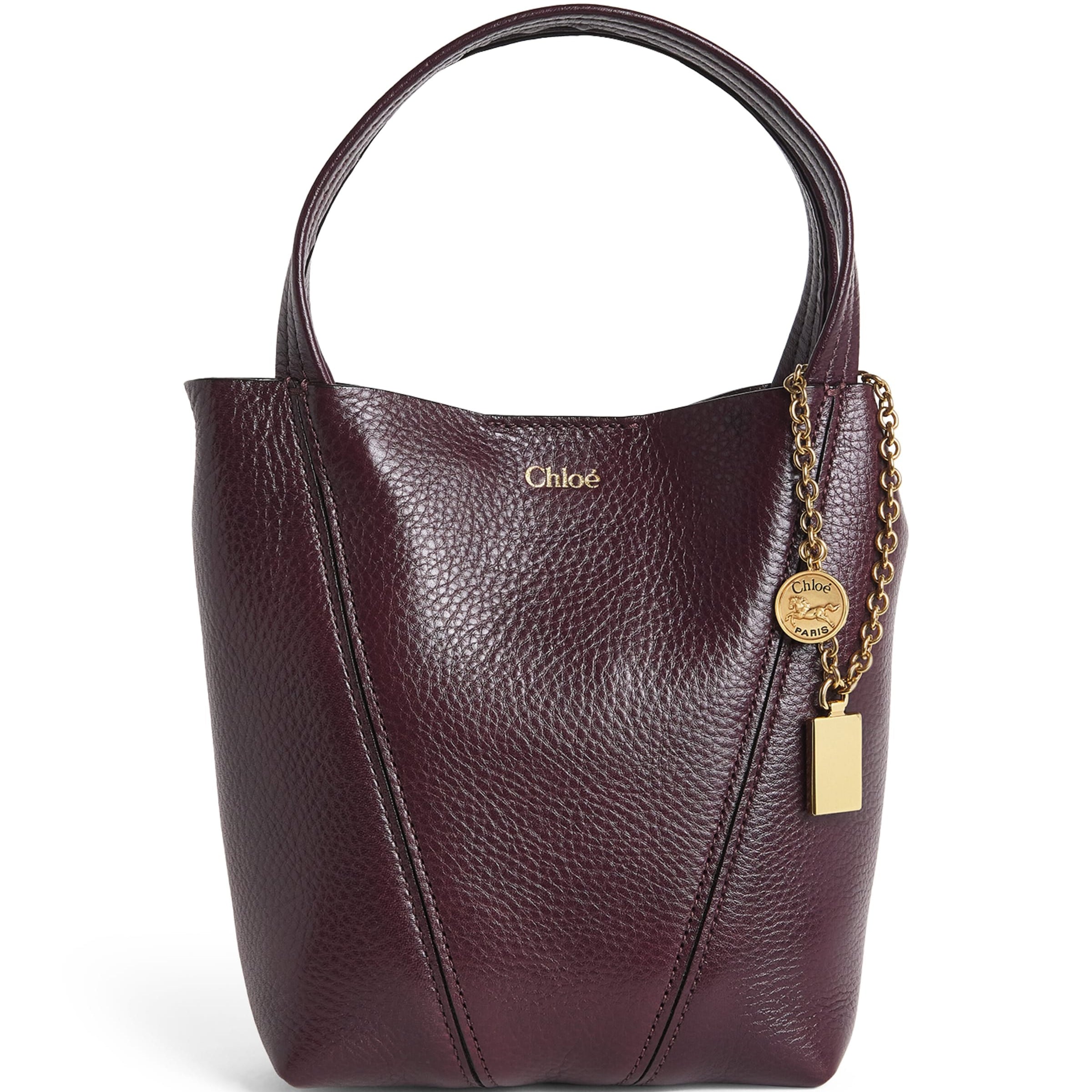 Chloé Small Leather Spin Tote Bag