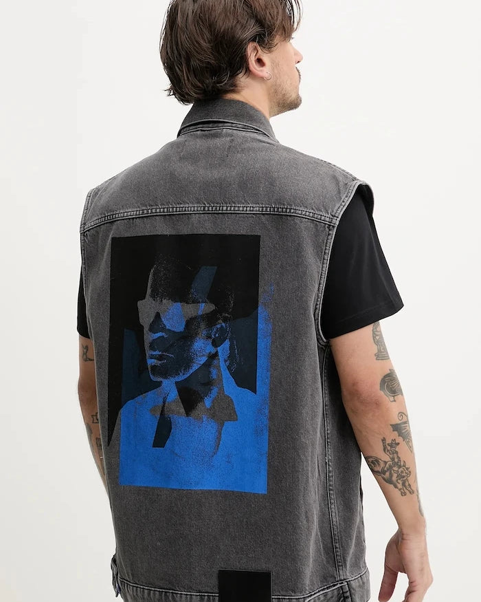 Karl Lagerfeld Jeans Kot Yelek