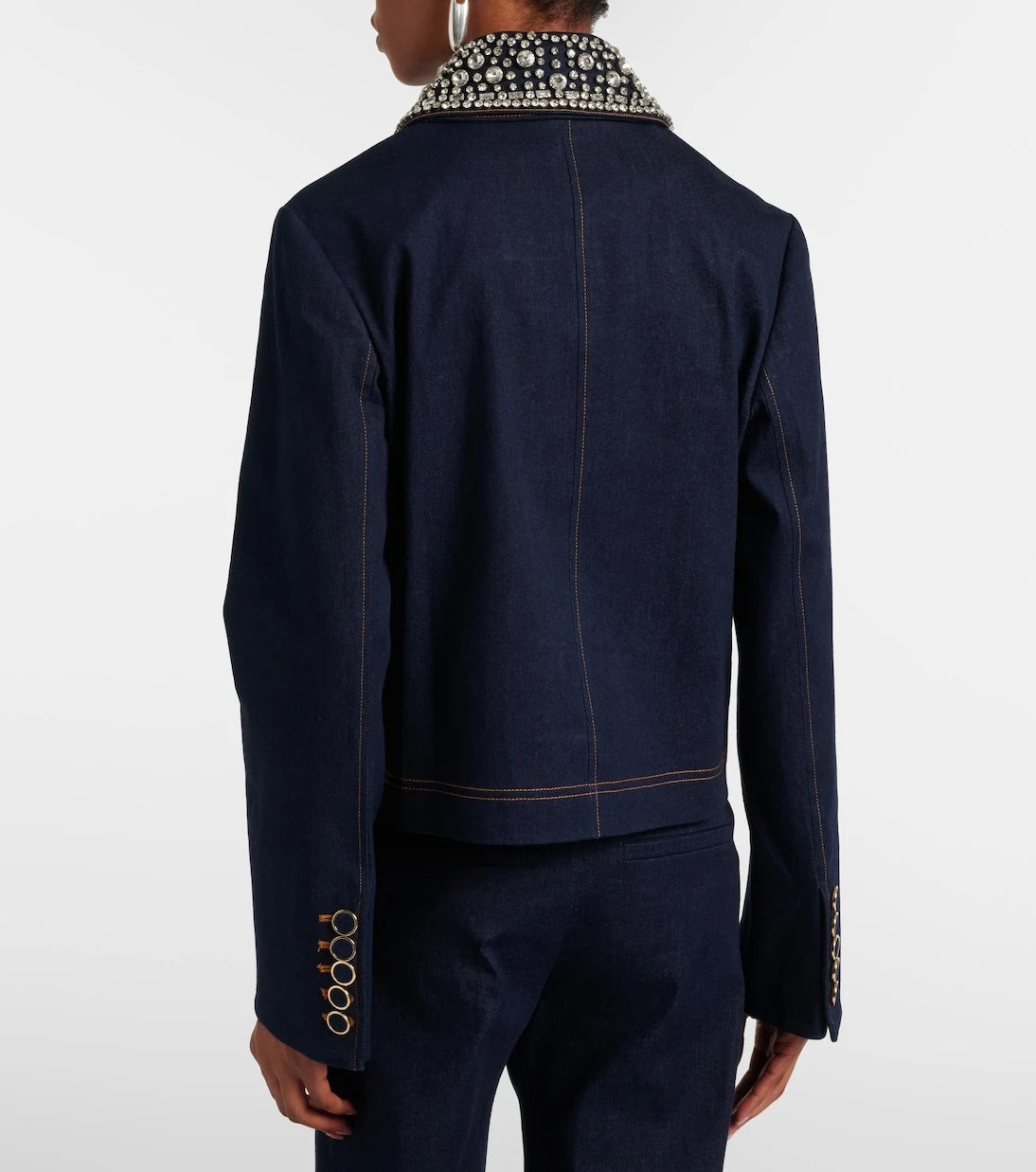Veronica Beard - Barrington embellished denim jacket