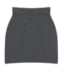 Givenchy Grey Wool-Alpaca Mini Skirt