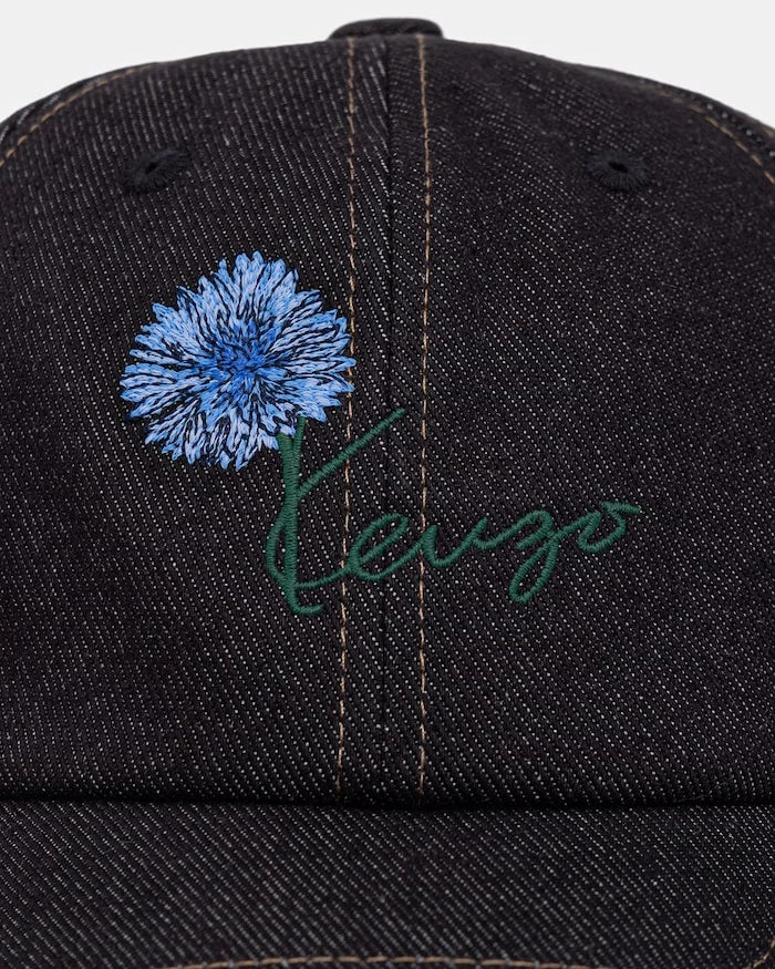 Kenzo erkek denim vizörlü şapka