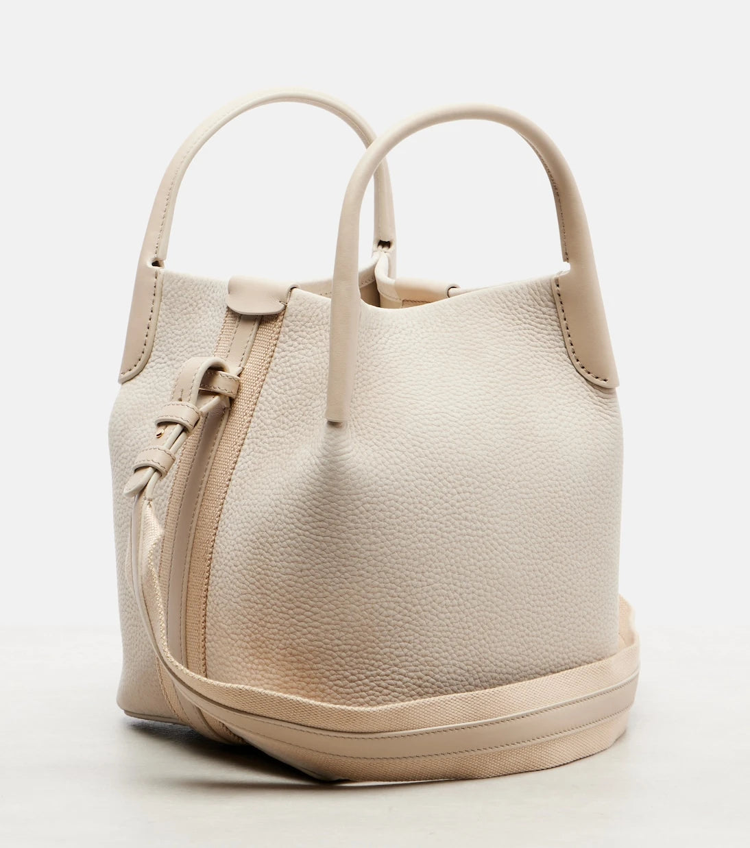 Loro Piana - Bale Small leather bucket bag