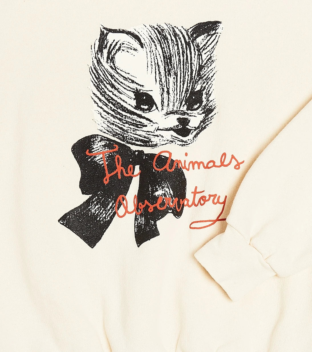 The Animals Observatory - Big Bear printed cotton sweatshirt