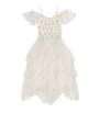 Tutu Du Monde Ivory Tulle Embellished Calliope Dress (2-11 Years)