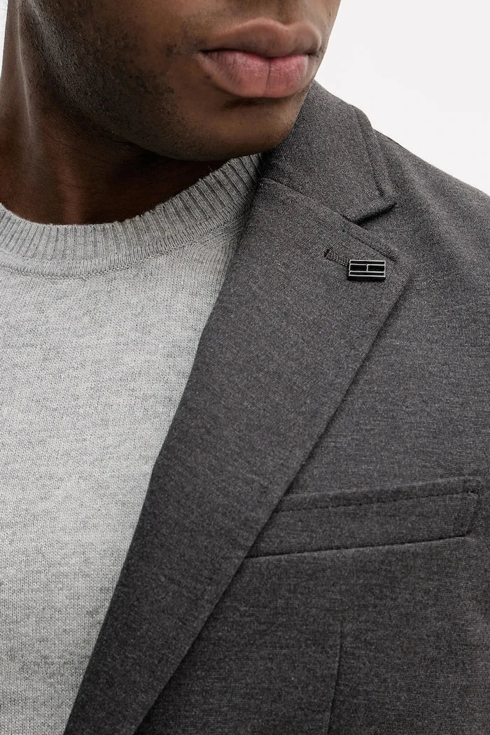 Tommy Hilfiger tek düğmeli erkek viskon ceket