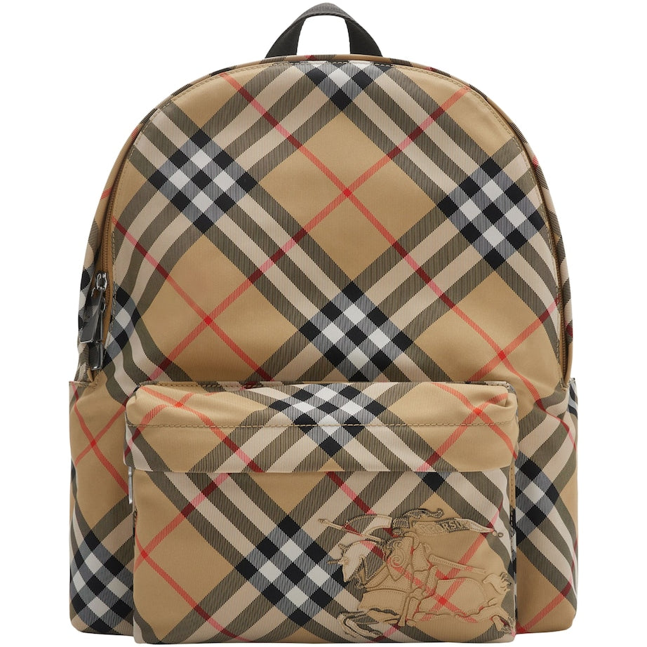 Small Check Backpack