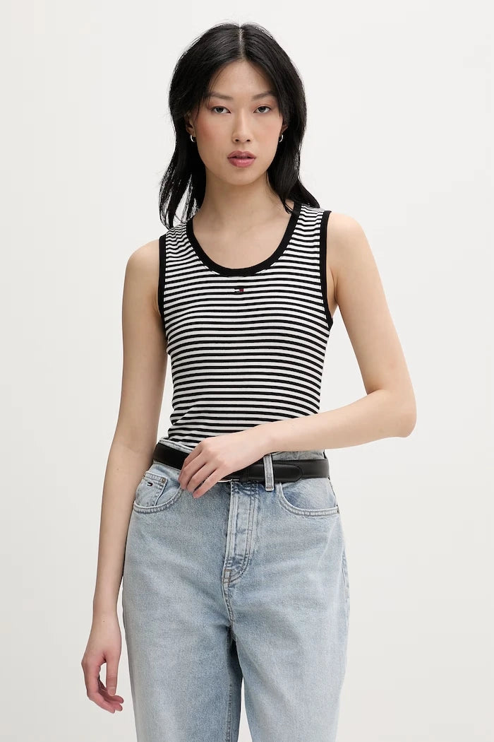 Tommy Jeans Kadın Pamuklu Elastanlı Üst