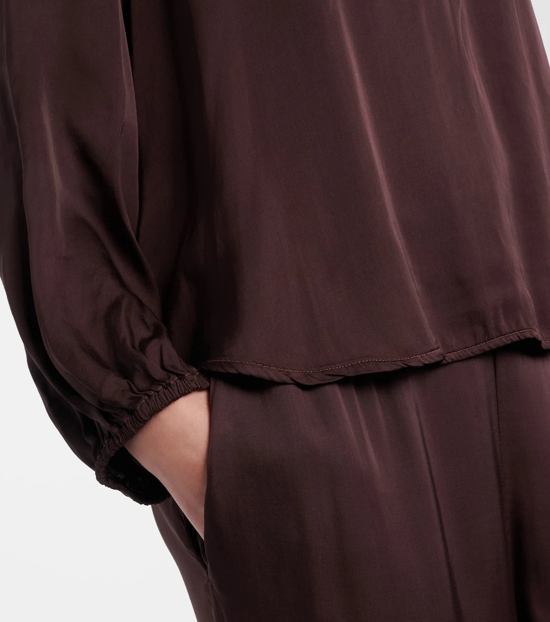 Velvet - Lyla satin blouse