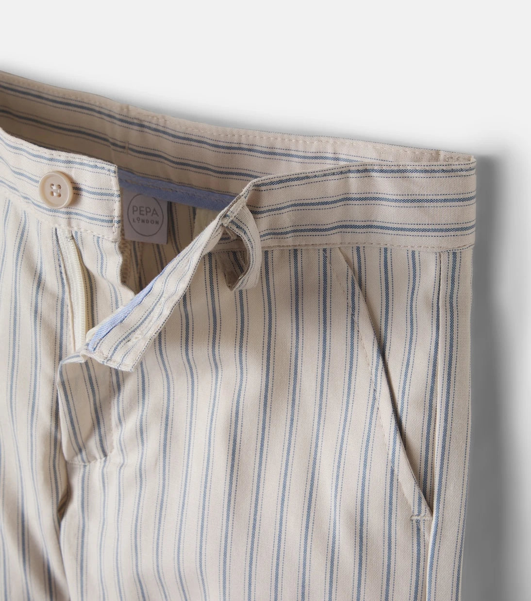 Pepa London - Striped cotton shorts