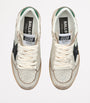 Golden Goose White Leather Ballstar Sneakers