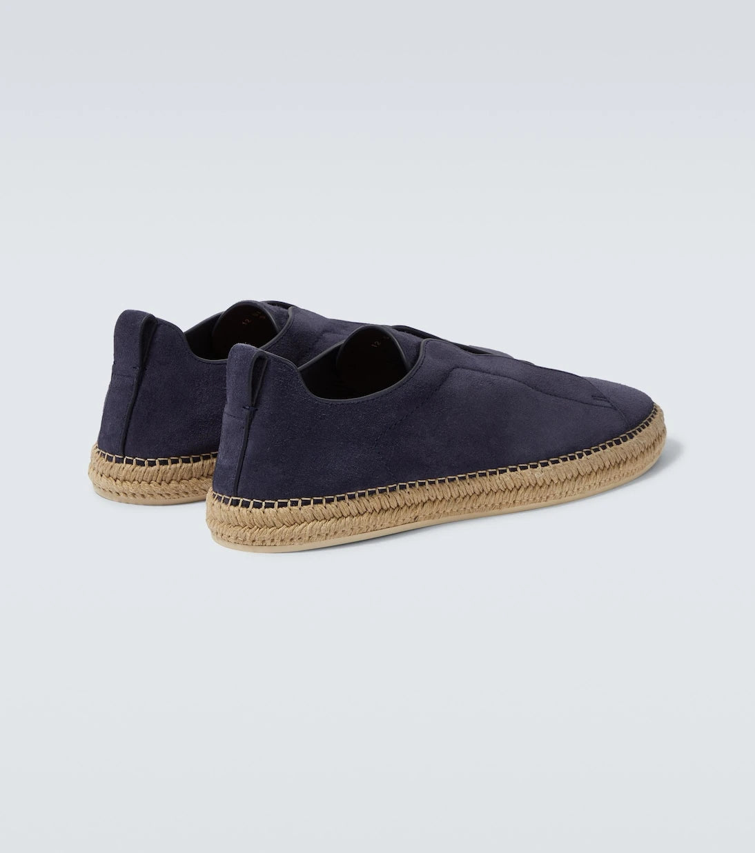 Zegna - Triple Stitch suede espadrilles