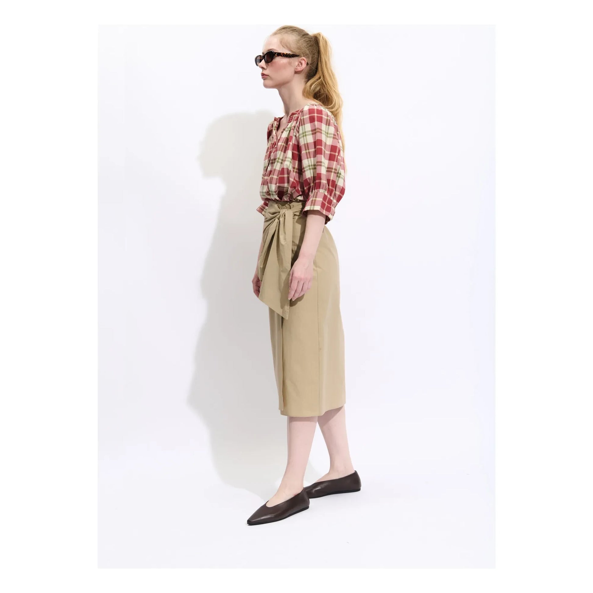 BELLEPIECE - Chiara Cotton blouse | Ecru