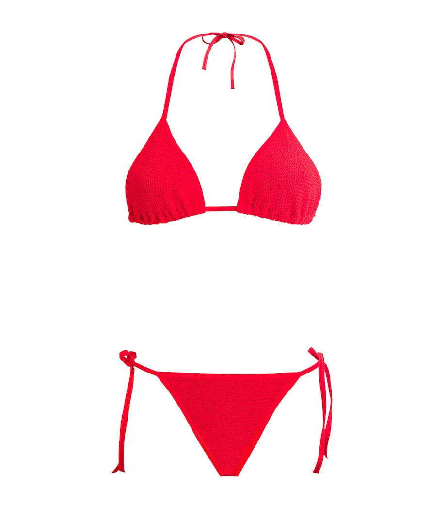 Red Gina Triangle Bikini